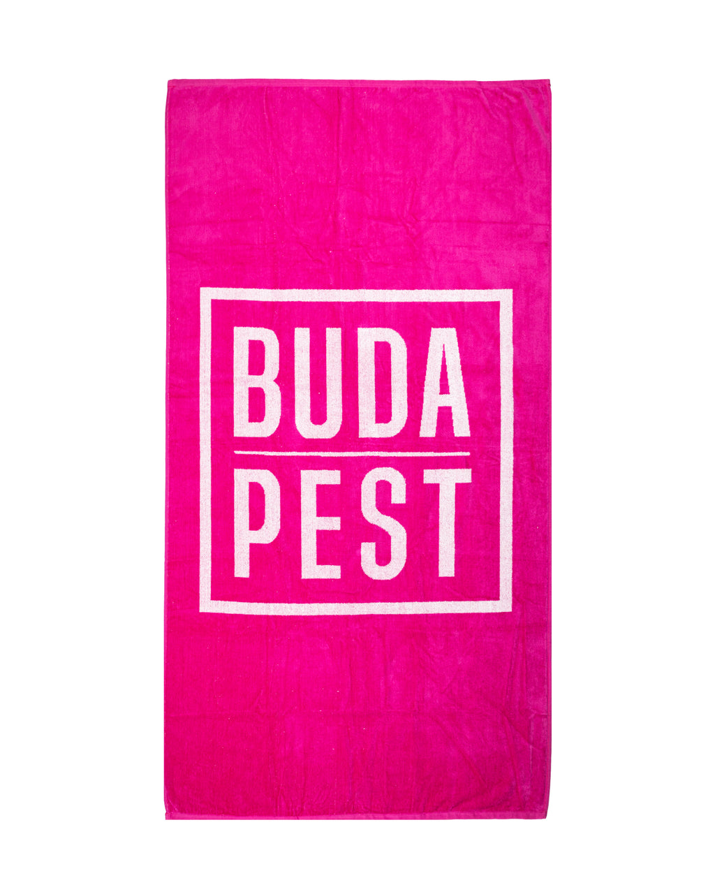 BUDAPEST magenta strandtörölköző