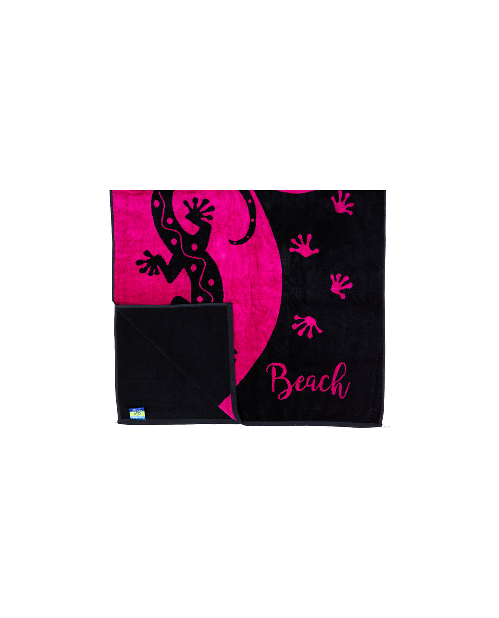 SALINA pink strandtörölköző 165x90 cm – letisztult olasz design, 100% pamut, ÖKO-TEX