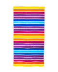 MIRAGE többszínű strandtörölköző 165x90 cm – olasz geometrikus design, 100% pamut, ÖKO-TEX