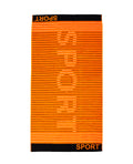 SPORT narancs strandtörölköző 165x90 cm – olasz sportos design, 100% pamut, ÖKO-TEX