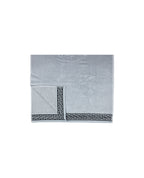 POSEIDON szürke strandtörölköző 165x90 cm – görög mintás design, 100% pamut, ÖKO-TEX