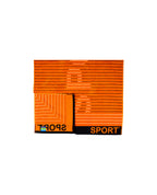 SPORT narancs strandtörölköző 165x90 cm – olasz sportos design, 100% pamut, ÖKO-TEX