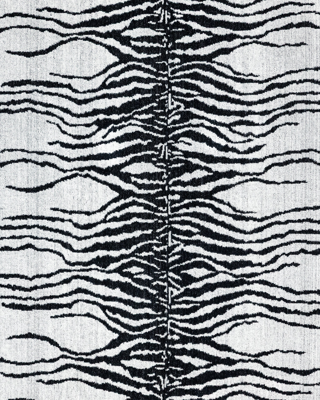 AFRIKA fehér zebra strandtörölköző 165x90 cm – olasz zebra mintás design, 100% pamut, ÖKO-TEX