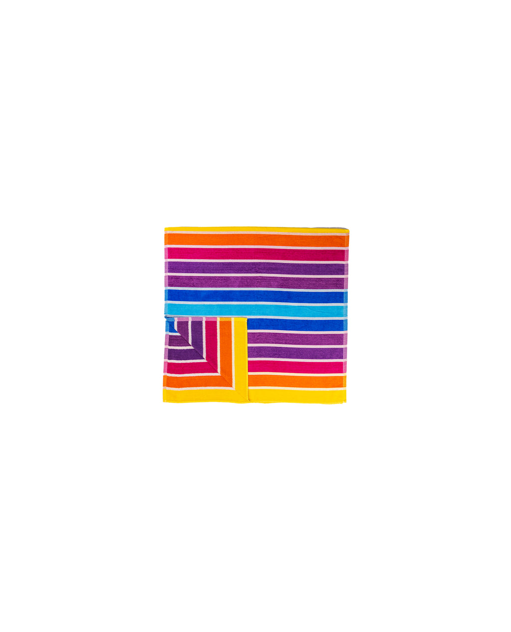 MIRAGE többszínű strandtörölköző 165x90 cm – olasz geometrikus design, 100% pamut, ÖKO-TEX