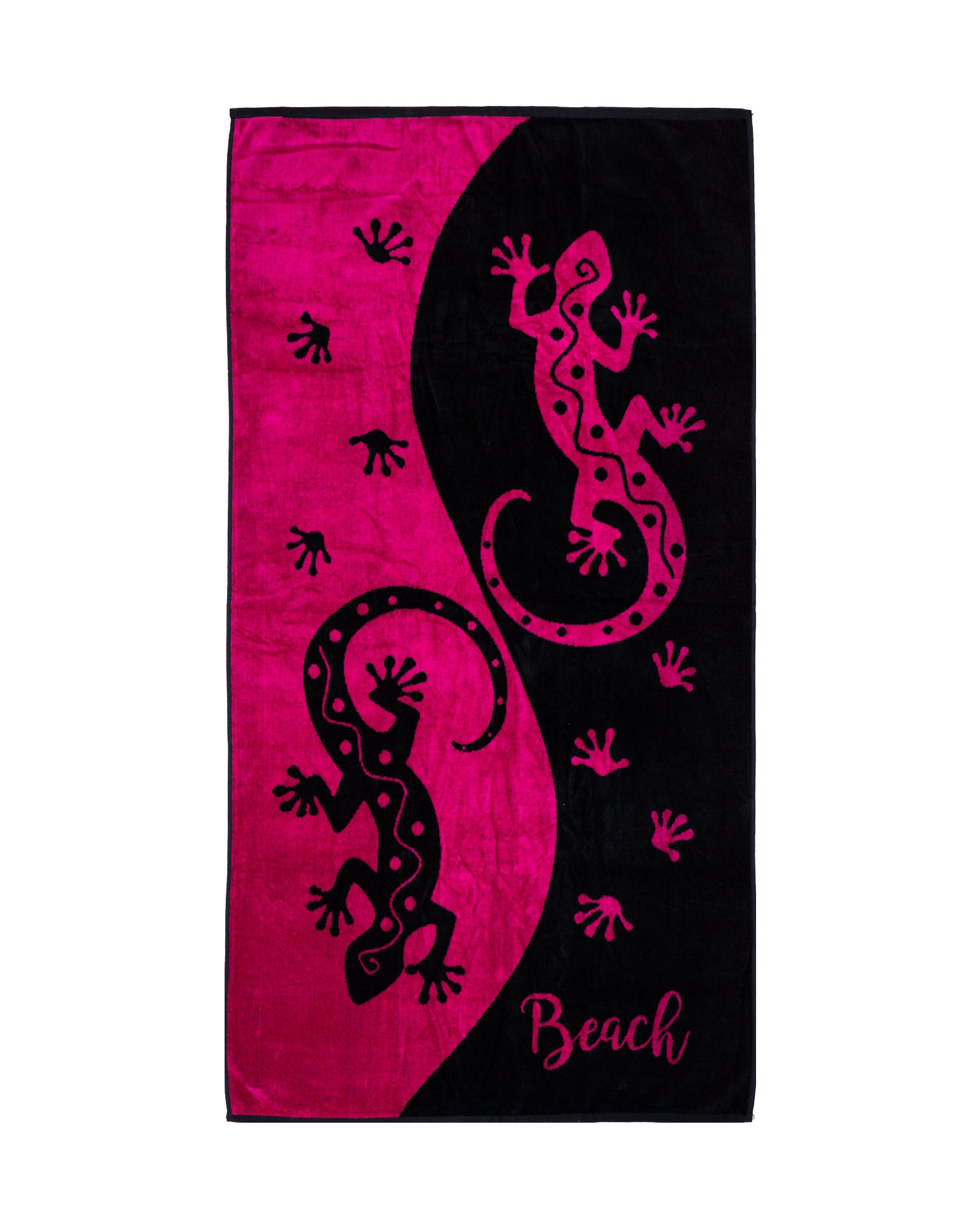 SALINA pink strandtörölköző 165x90 cm – letisztult olasz design, 100% pamut, ÖKO-TEX