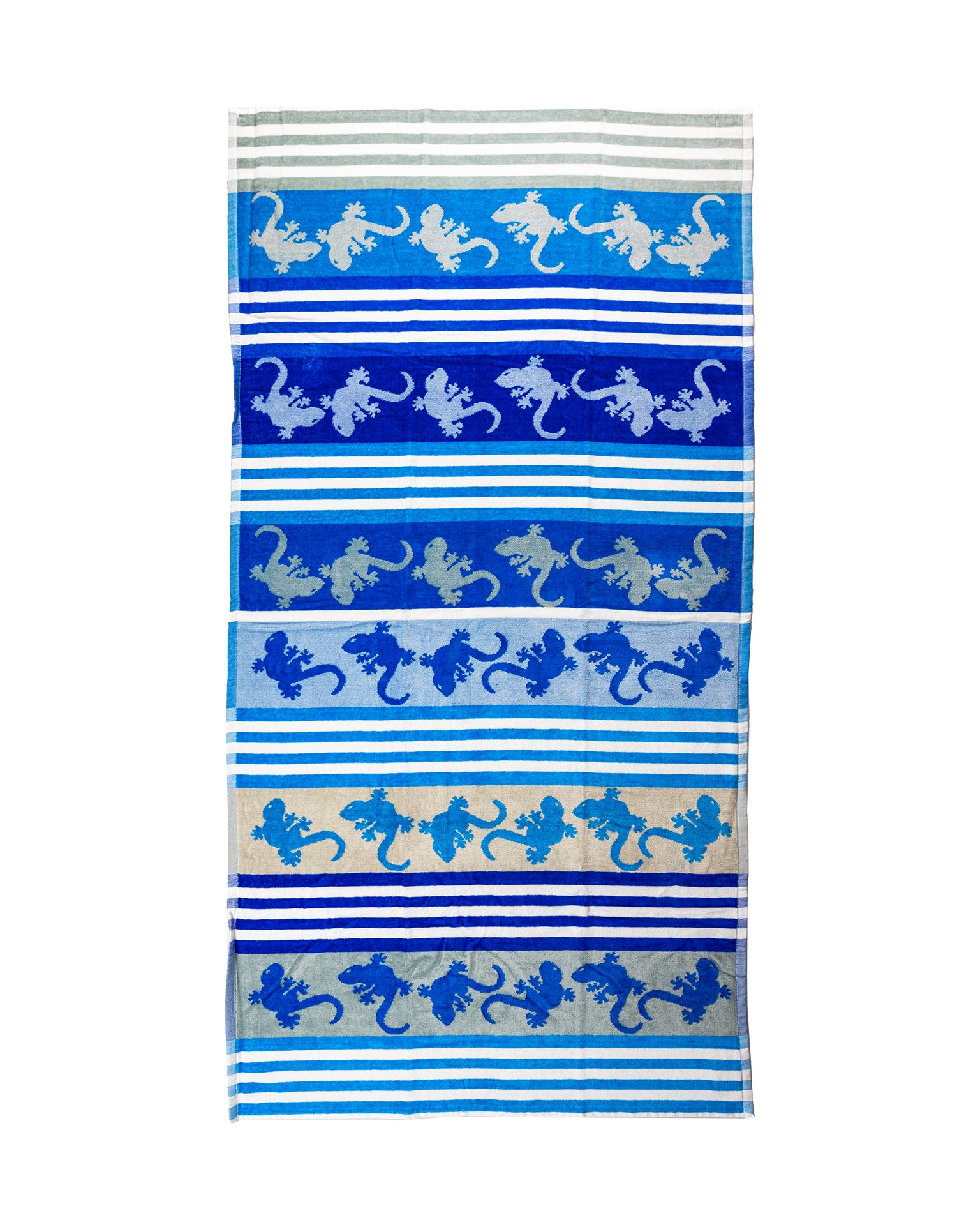 CRAZY GEKKO Strandtörölköző kék 165x90cm