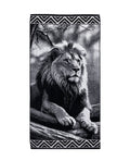 ANIMAL Oroszlán strandtörölköző 165x90 cm – olasz oroszlán mintás design, 100% pamut, ÖKO-TEX