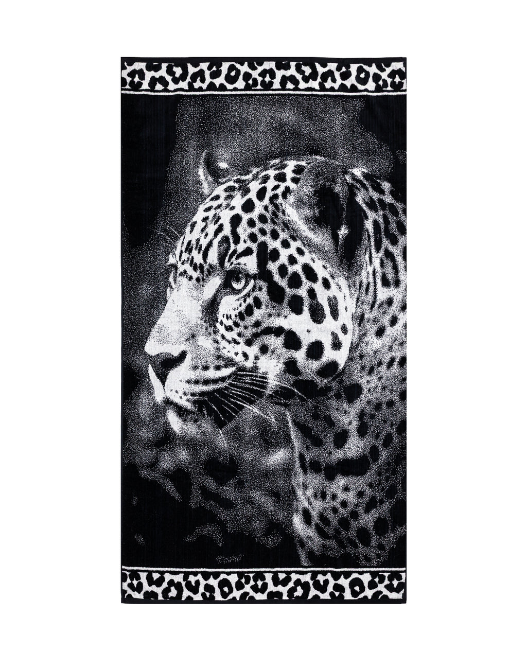 ANIMAL Leopárd strandtörölköző 165x90 cm – olasz leopárd mintás design, 100% pamut, ÖKO-TEX