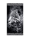 ANIMAL Leopárd strandtörölköző 165x90 cm – olasz leopárd mintás design, 100% pamut, ÖKO-TEX