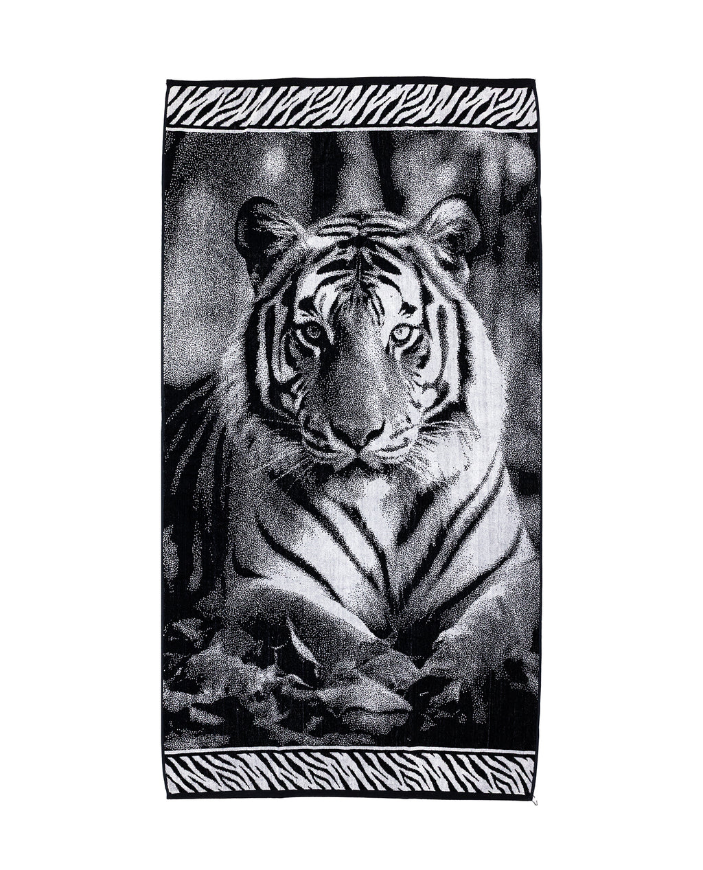 ANIMAL Tigris strandtörölköző 165x90 cm – olasz tigris mintás design, 100% pamut, ÖKO-TEX
