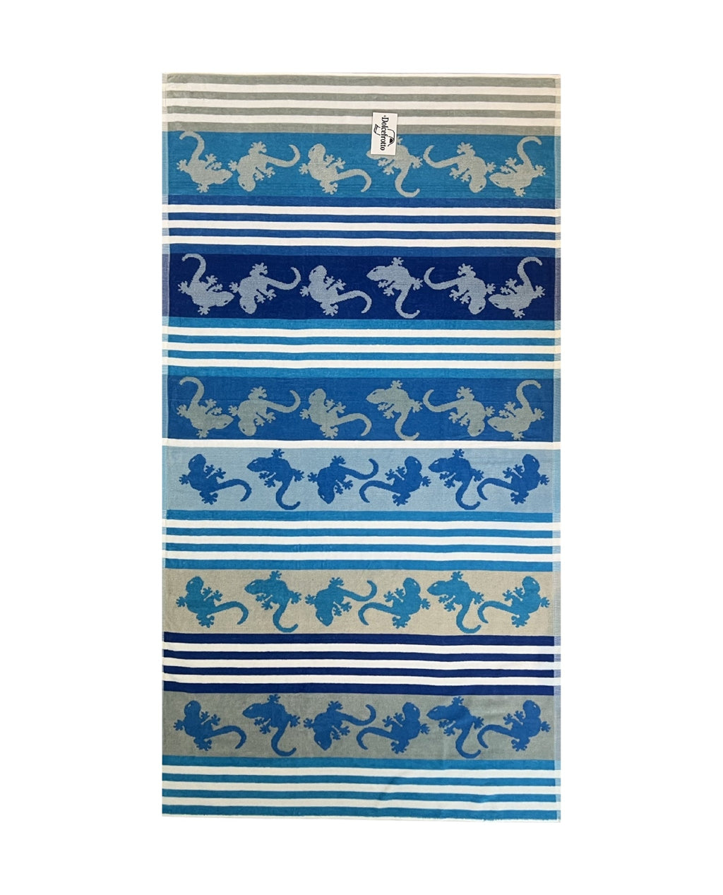 CRAZY GEKKO Strandtörölköző kék 165x90cm