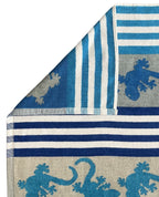 CRAZY GEKKO Strandtörölköző kék 165x90cm