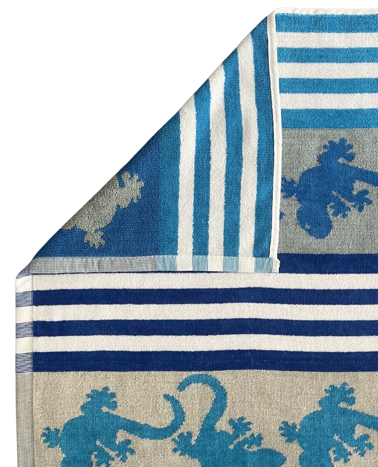 CRAZY GEKKO Strandtörölköző kék 165x90cm