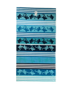 CRAZY GEKKO Strandtörölköző türkiz 165x90cm