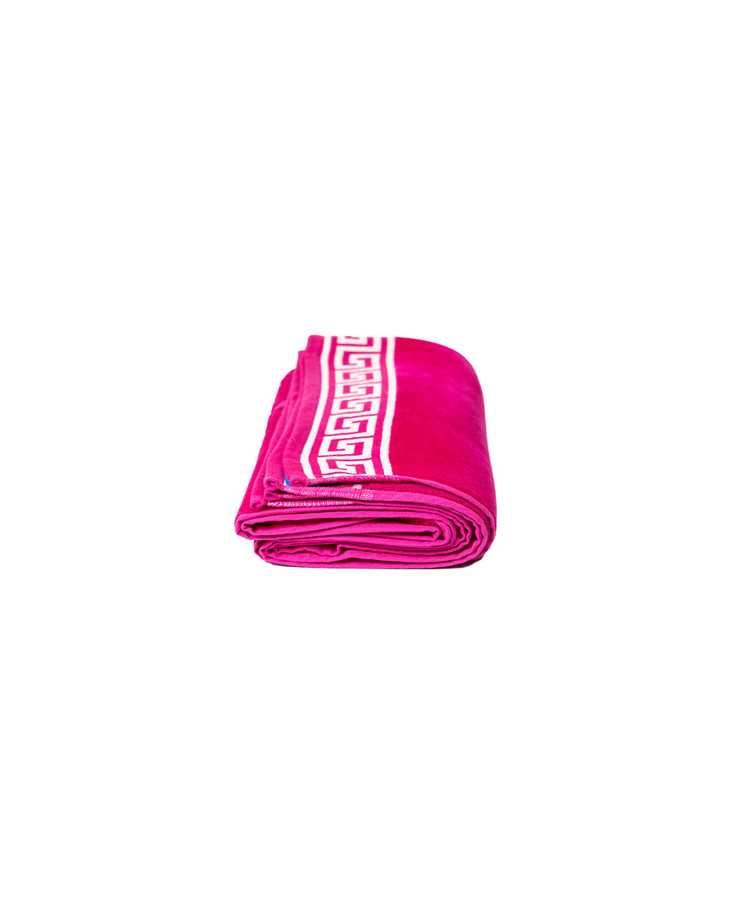 POSEIDON magenta strandtörölköző összehajtva – 165x90 cm pamut, ÖKO-TEX