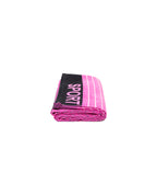 SPORT pink strandtörölköző összehajtva – 165x90 cm pamut, ÖKO-TEX