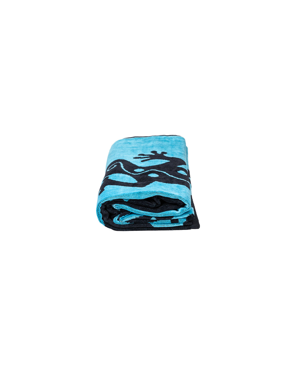 SALINA kék strandtörölköző összehajtva – 165x90 cm pamut, ÖKO-TEX