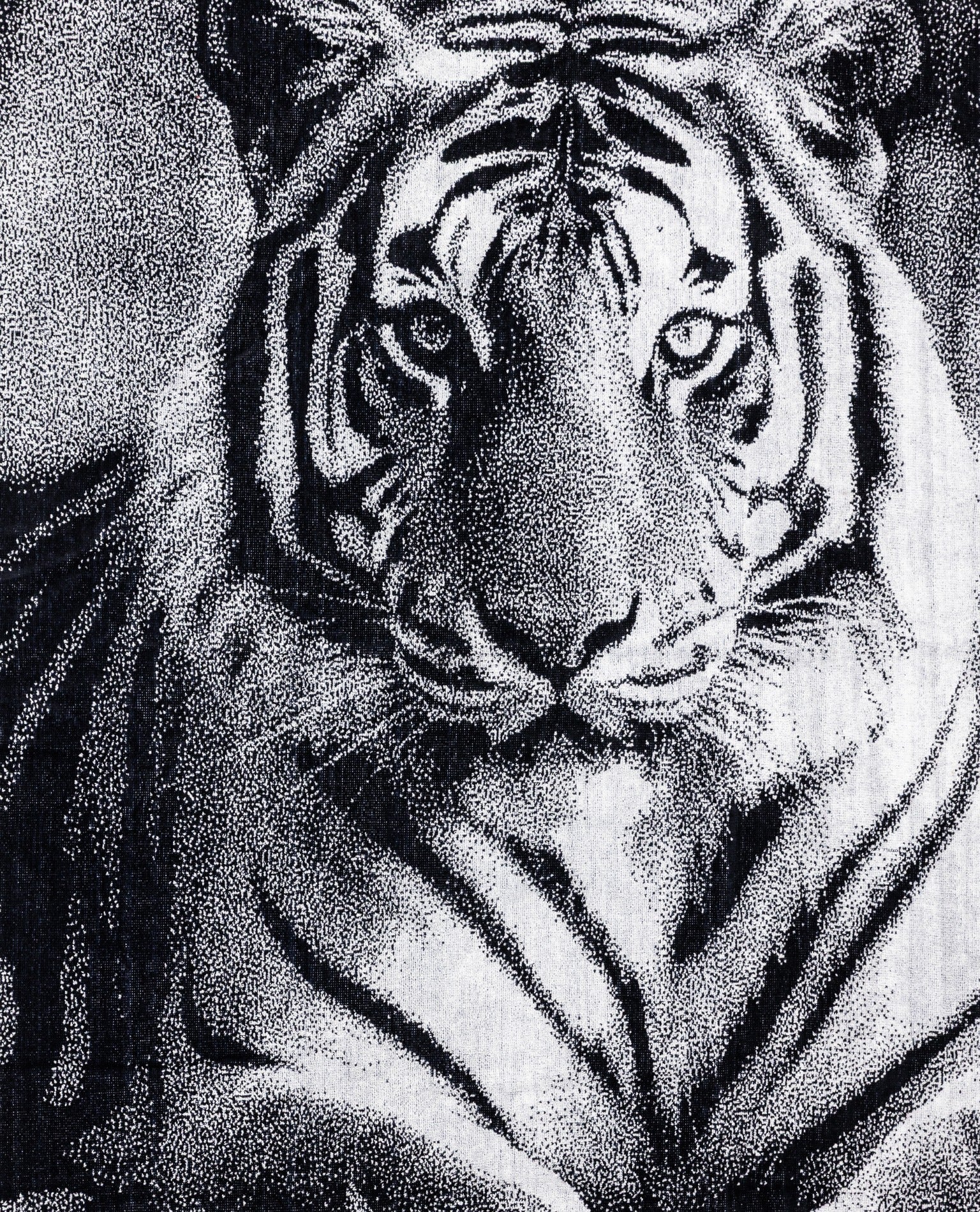 ANIMAL Tigris strandtörölköző felülnézetből – 165x90 cm XXL pamut