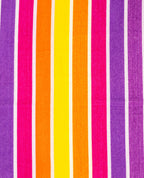 MIRAGE többszínű strandtörölköző felülnézetből – 165x90 cm XXL pamut