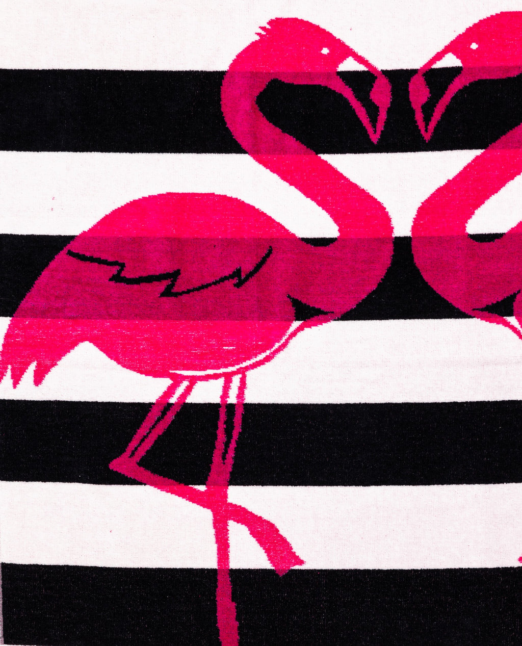 FLAMINGO GOLD fekete strandtörölköző felülnézetből – 165x90 cm XXL pamut