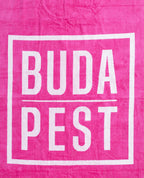 BUDAPEST Strandtörölköző magenta 165x90cm