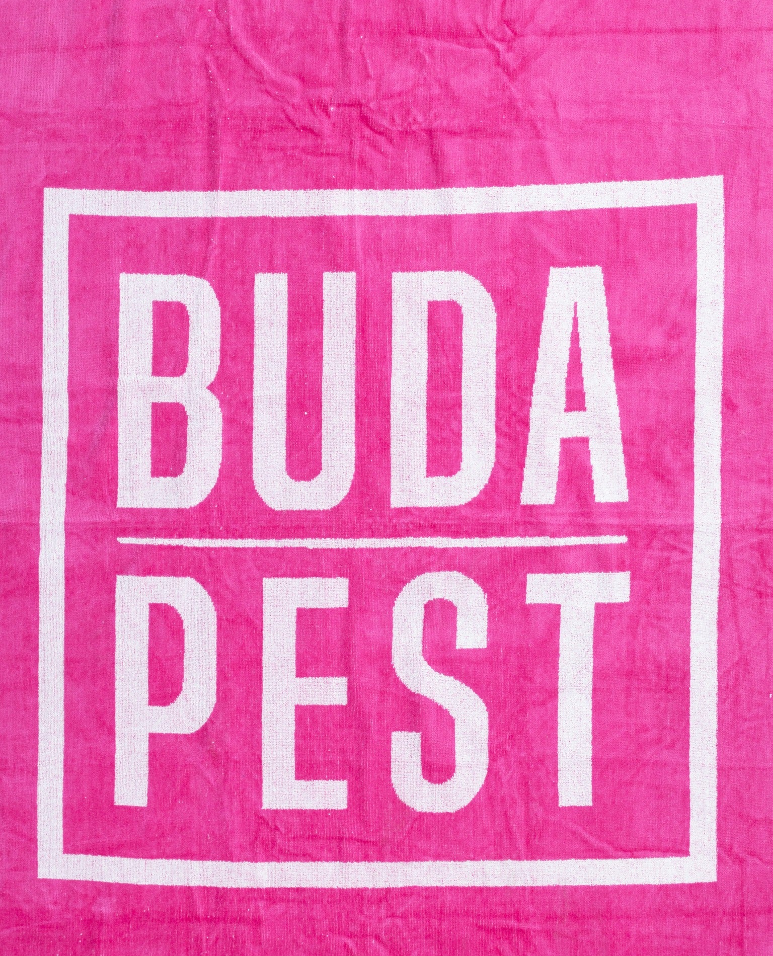 BUDAPEST Strandtörölköző magenta 165x90cm